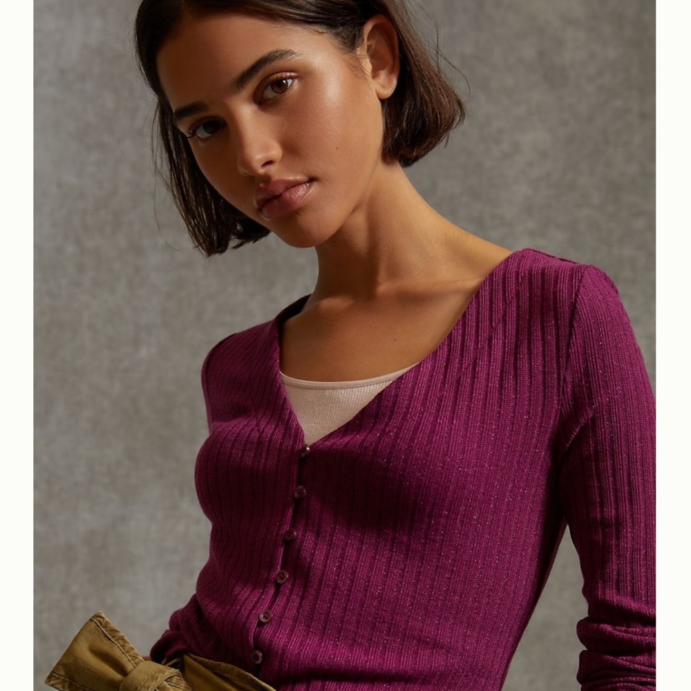 ANTHRO button down NWT